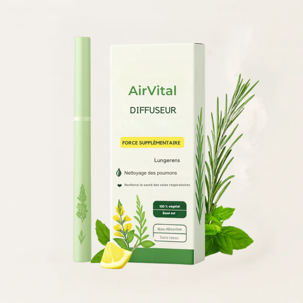 AirVital™ | Alternative saine et sans nicotine pour arrêter de fumer