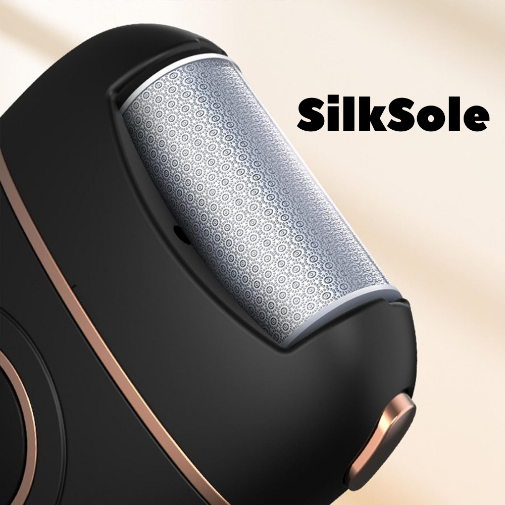 SilkSole™ | Élimination électrique de la peau dure pour des pieds lisses