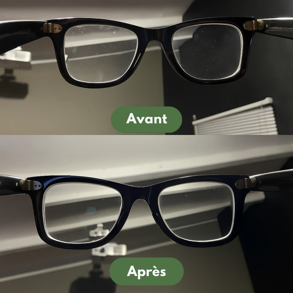 OptiClair™ – La solution ultra propre qui redonne une clarté parfaite à vos lunettes