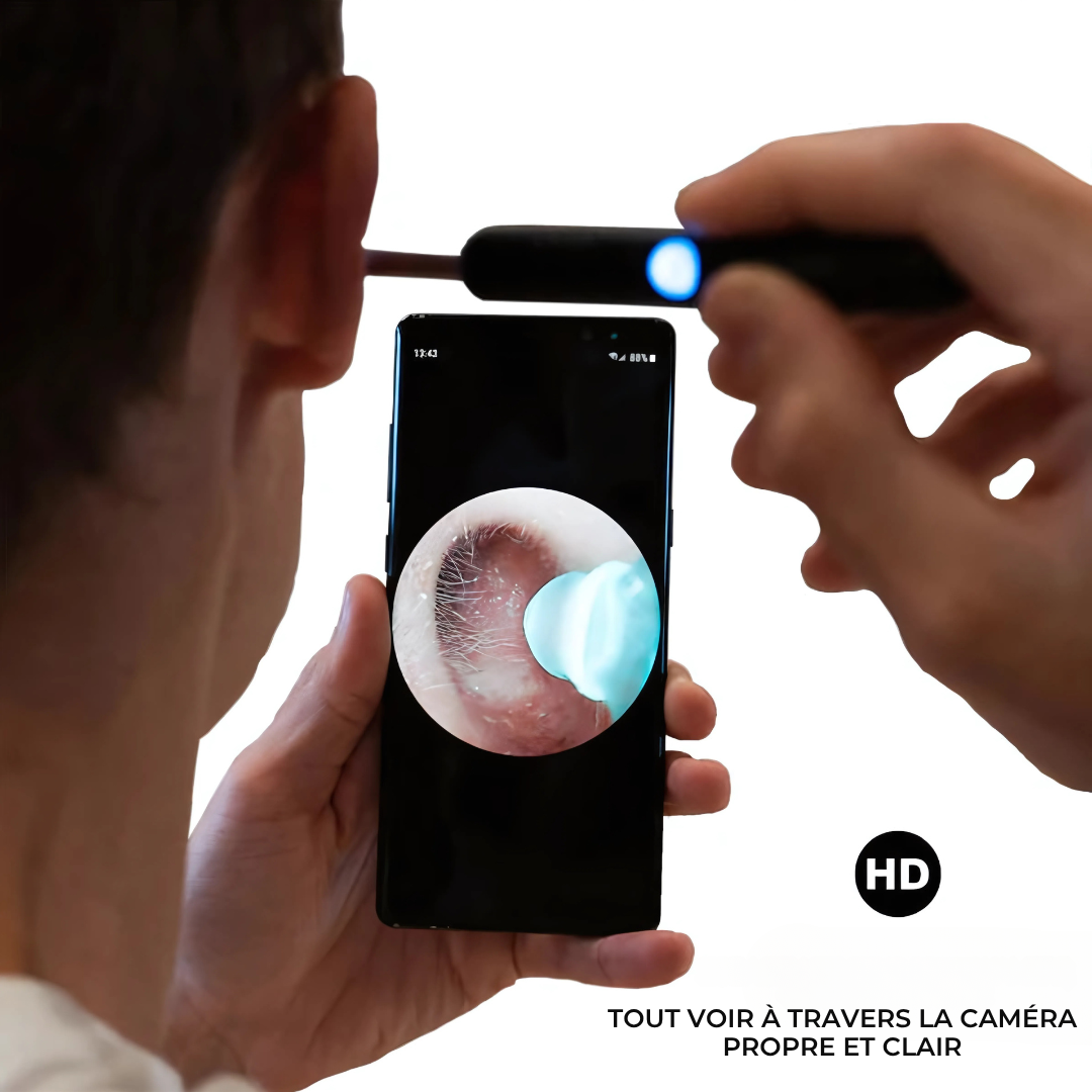 WaxClear™ | Nettoyage des oreilles intelligent avec une technologie avancée