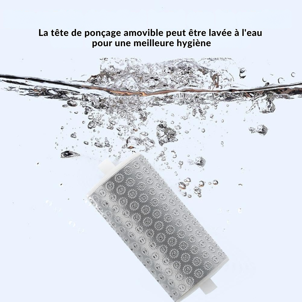 SilkSole™ | Élimination électrique de la peau dure pour des pieds lisses