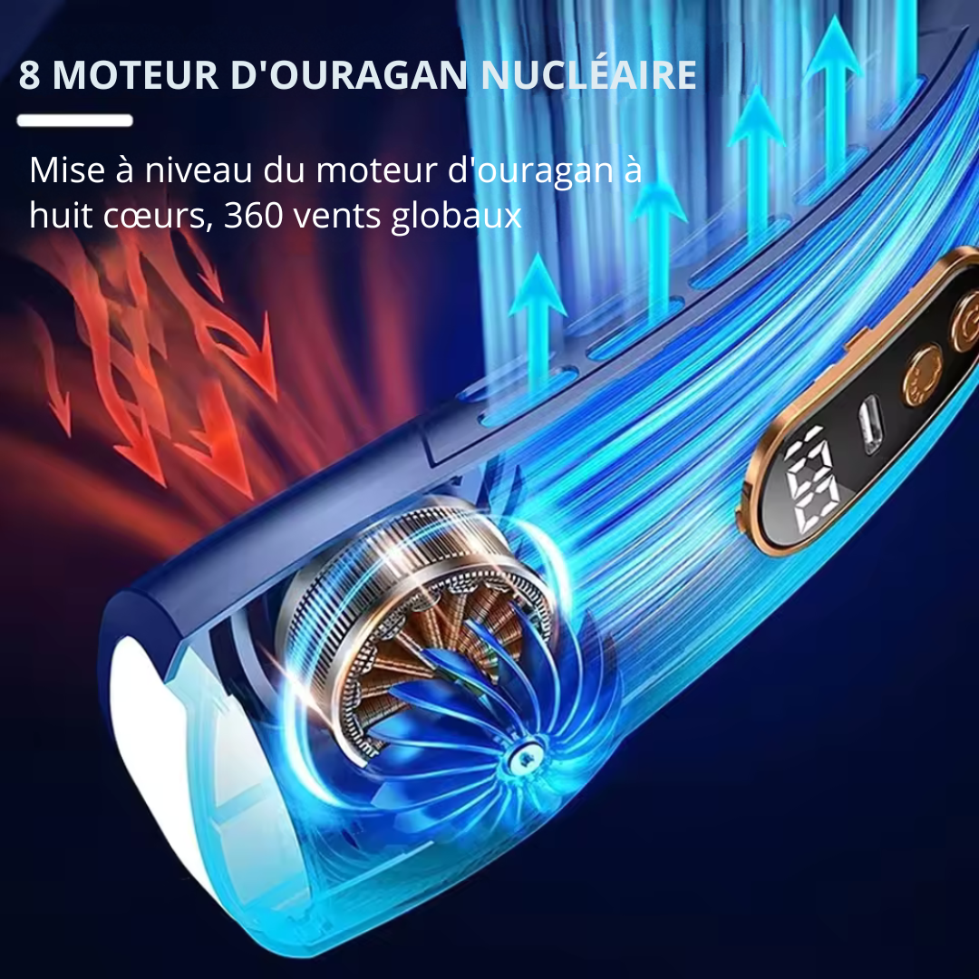 NeckBreeze™ | Le climatiseur personnel que vous emportez partout avec vous
