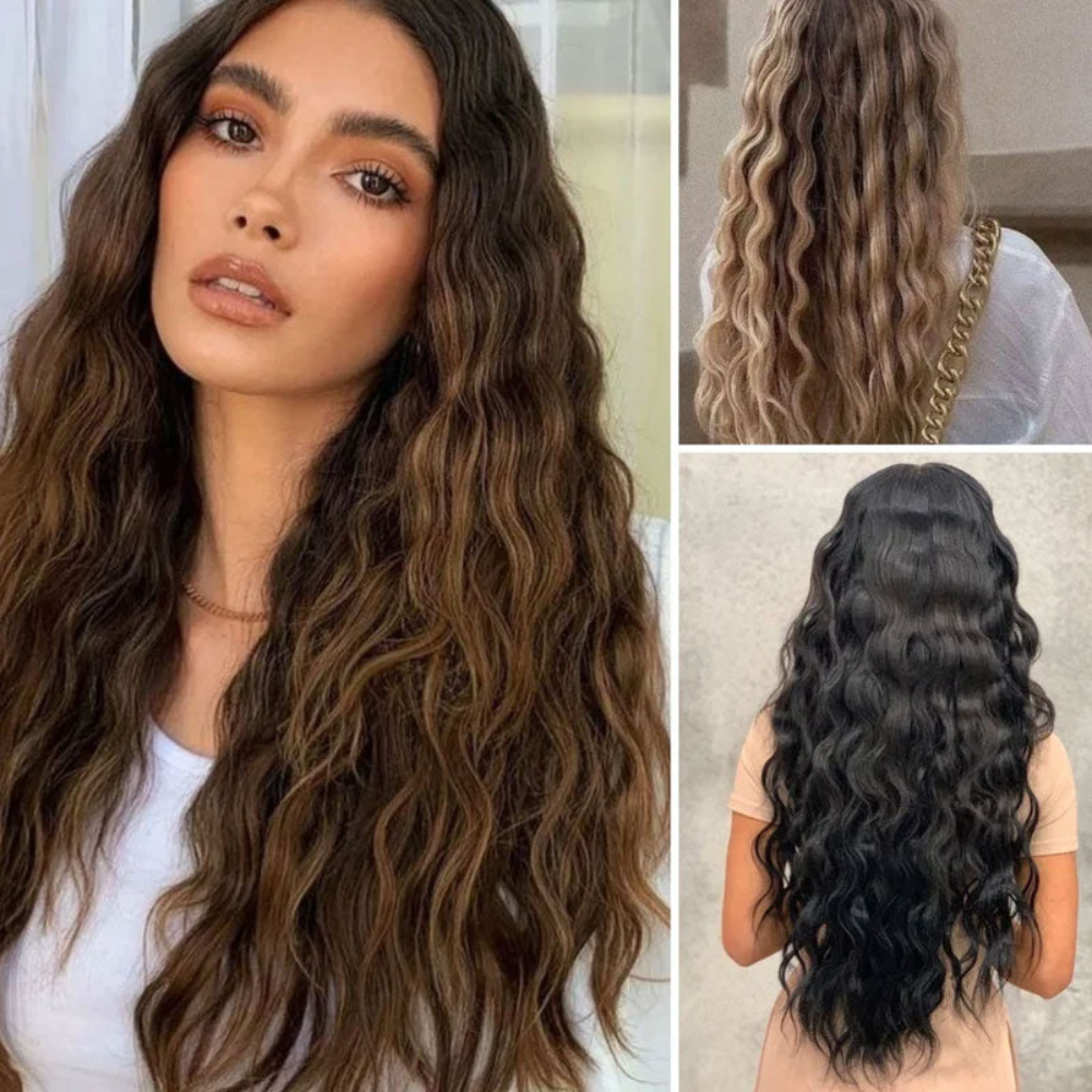 VagueLuxe™ – Le fer à waves qui crée des ondulations françaises élégantes en quelques minutes