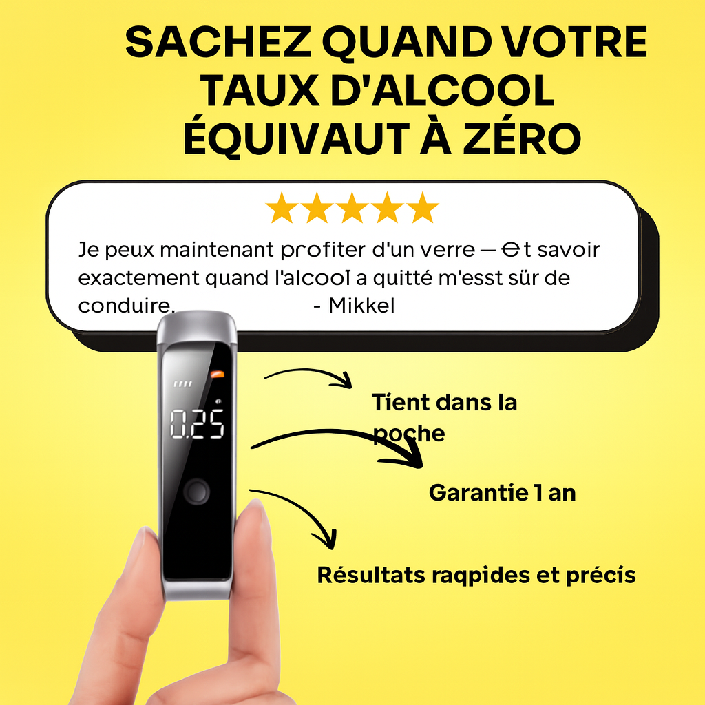 BlowSafe™ | Connaître les faits avant de conduire 🚗