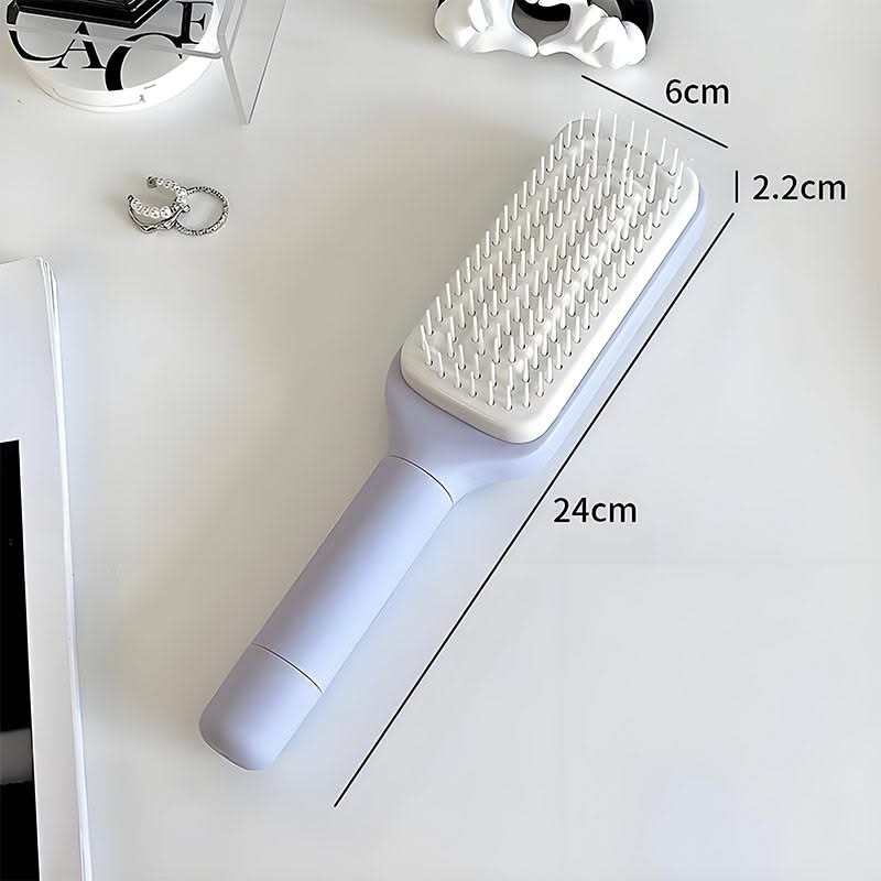 BrosseParfaite™ | Brosse à cheveux auto-nettoyante pour un soin des cheveux sans effort