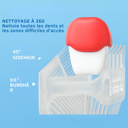 KiddoBrush™ | Brosse à dents ultrasonique U-forme 360° pour enfants – rend le brossage des dents amusant, facile et efficace