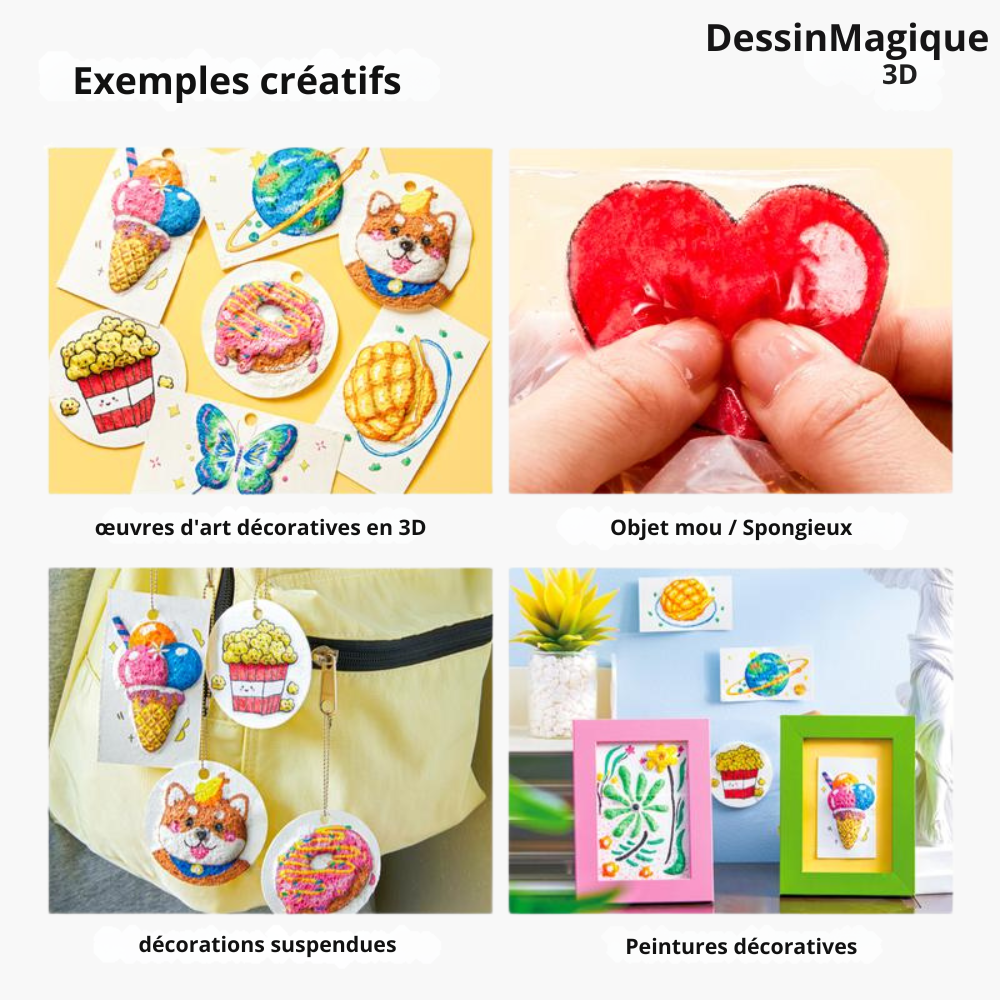 DessinMagique™ 3D | Un jeu créatif qui sort du papier