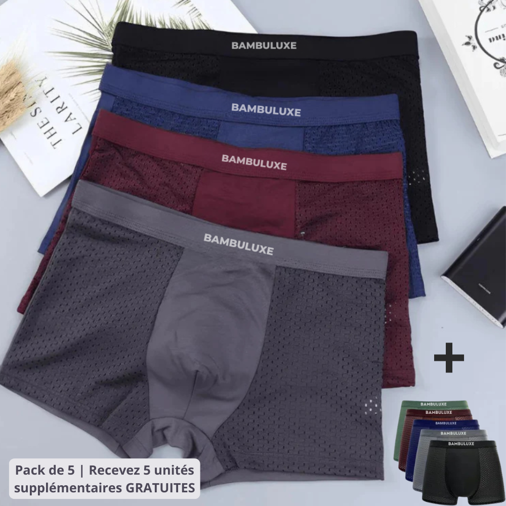 BambuLuxe™ – Les boxers en bambou ultra doux qui offrent un confort incomparable toute la journée