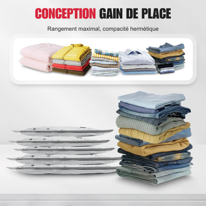VacuPack™ | Emballez plus intelligemment et gagnez beaucoup plus de place