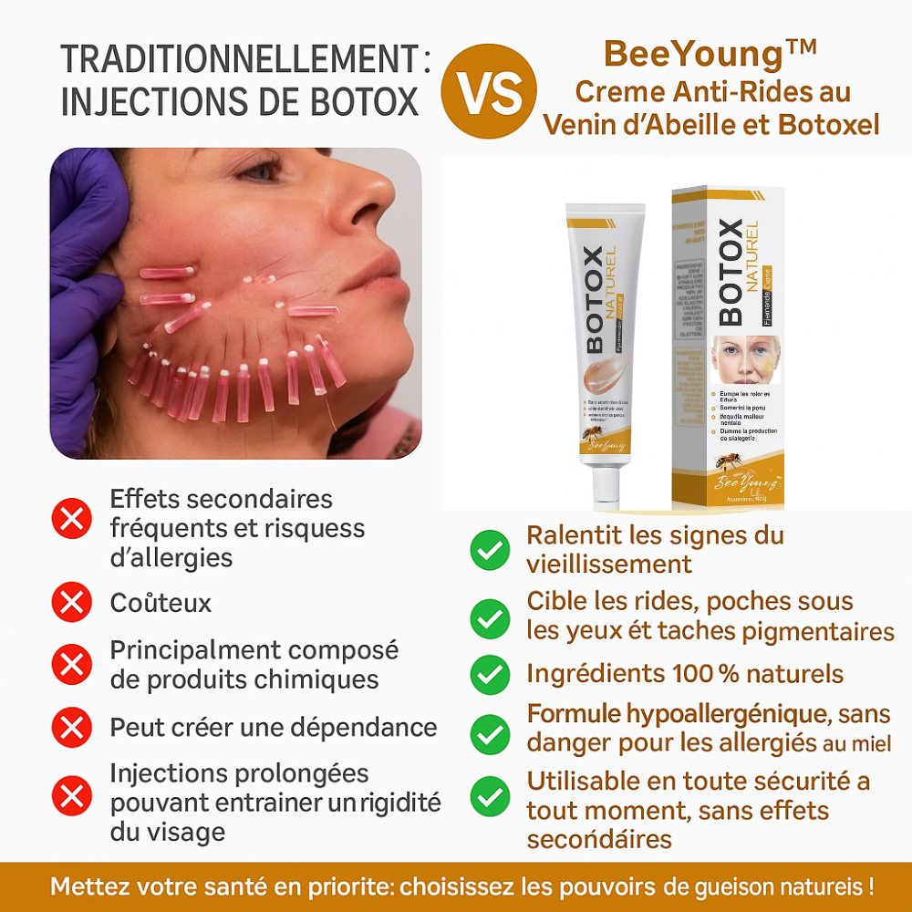 BeeYoung™ V3 Pro | Lissez les rides, rehaussez votre apparence – sans traitements coûteux !