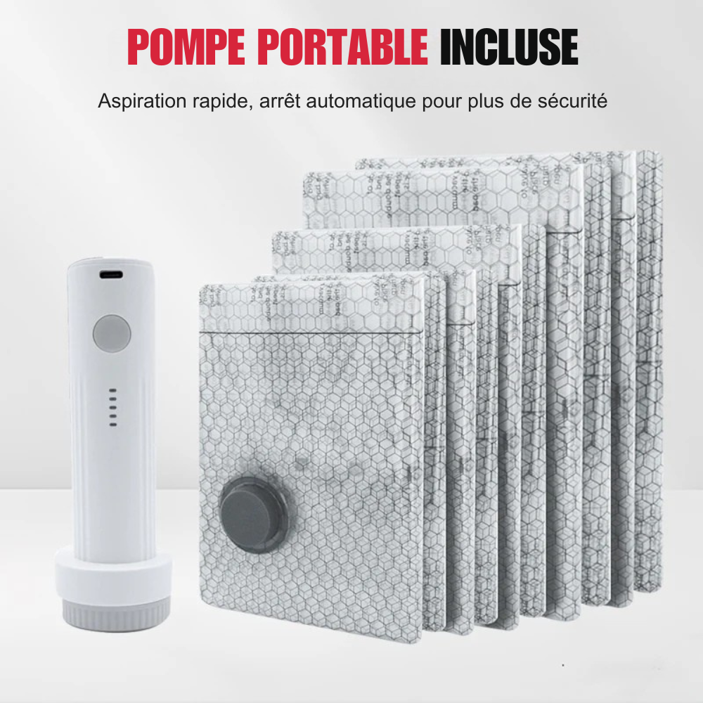 VacuPack™ | Emballez plus intelligemment et gagnez beaucoup plus de place