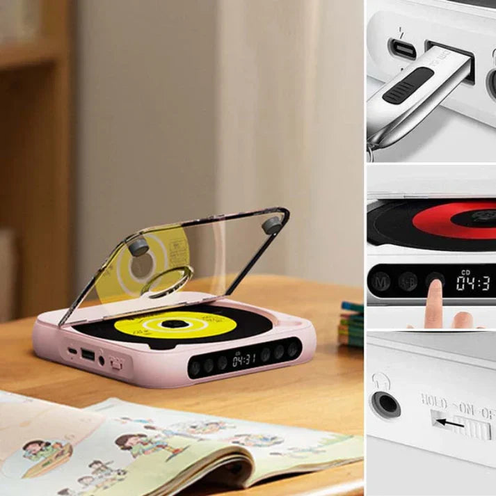 CdPortable™ | Le lecteur CD moderne qui redonne vie à vos albums préférés