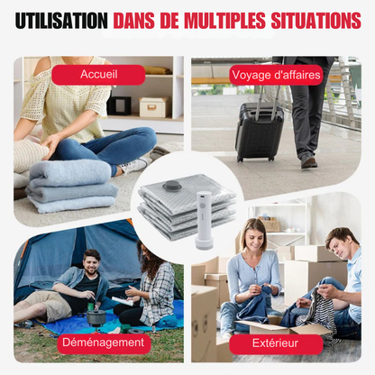 VacuPack™ | Emballez plus intelligemment et gagnez beaucoup plus de place