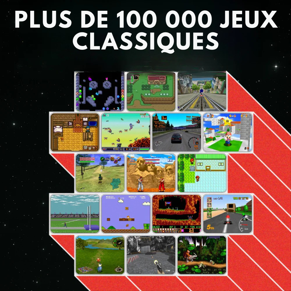 GameWave™ G11 Pro | Console avec plus de 100 000 jeux rétro pour toute la famille