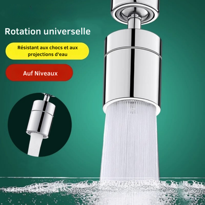 FlexiFlow™ | Rallonge de robinet 360° – flux d’eau flexible et pratique pour tout évier