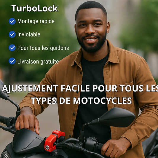TurboLock™ | La sécurité ultime pour votre moto - protégez-la en quelques secondes