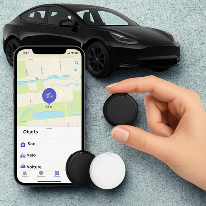 TraceurPro™ | Tracker GPS compact pour voitures – sans outils, sans câbles, sans abonnement – seulement la tranquillité d'esprit 24/7