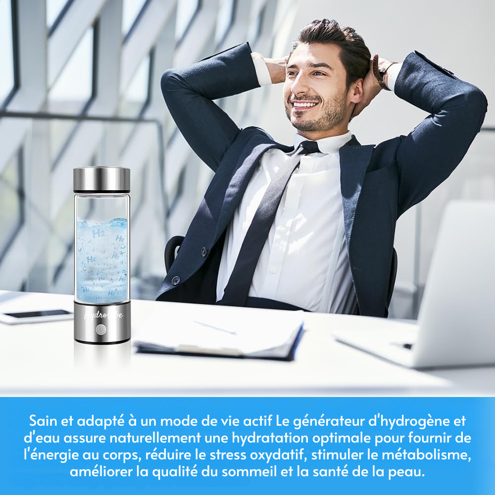 HydroVibe™ | Bouteille d'eau à hydrogène