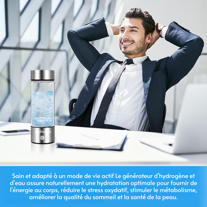 HydroVibe™ | Bouteille d'eau à hydrogène