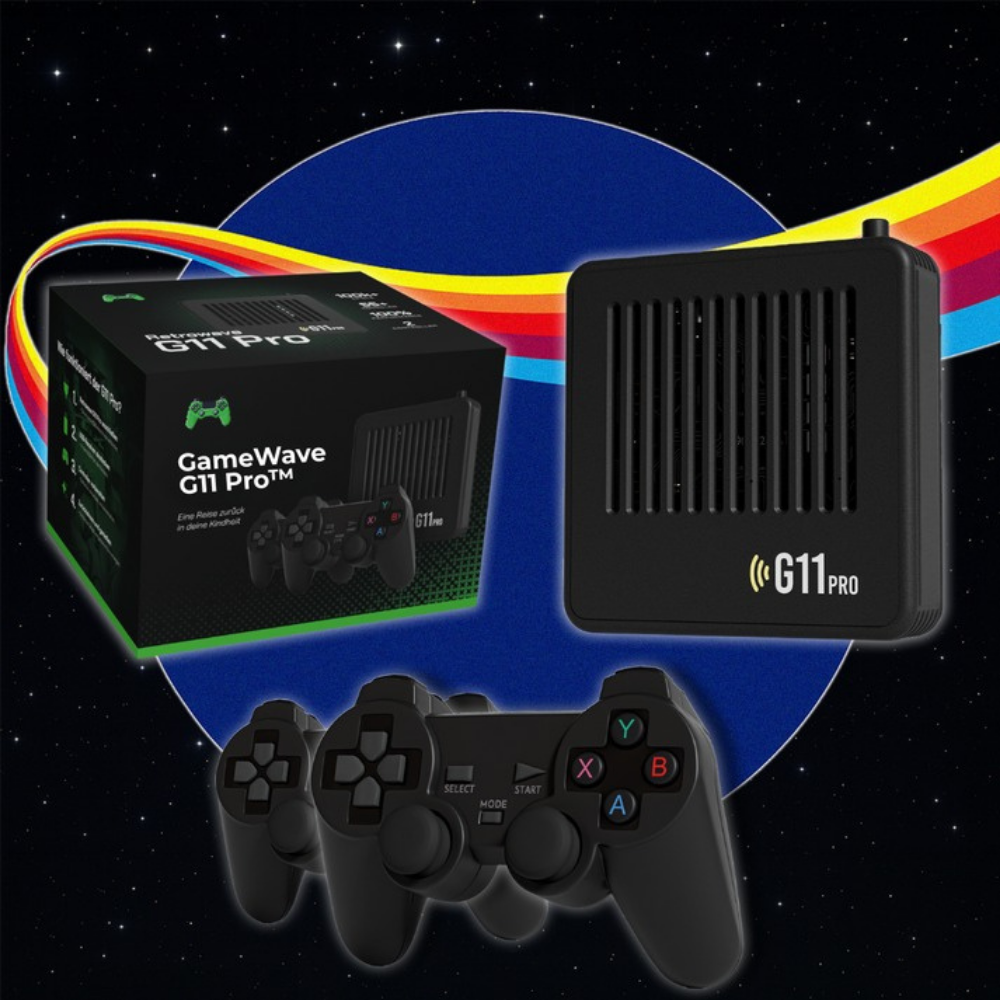 GameWave™ G11 Pro | Console avec plus de 100 000 jeux rétro pour toute la famille