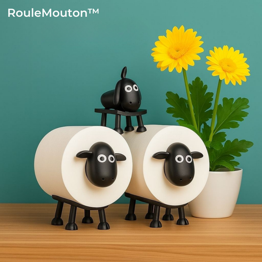 RouleMouton™ | Rendez votre salle de bain plus amusante – sans compromettre la fonctionnalité