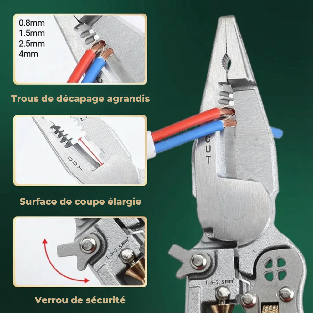 MultiPince™ Pro – L’outil unique qui remplace toute une boîte à outils
