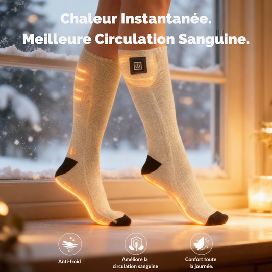 ThermaPied™ – Les chauffe chaussettes électriques qui gardent vos pieds au chaud toute la journée