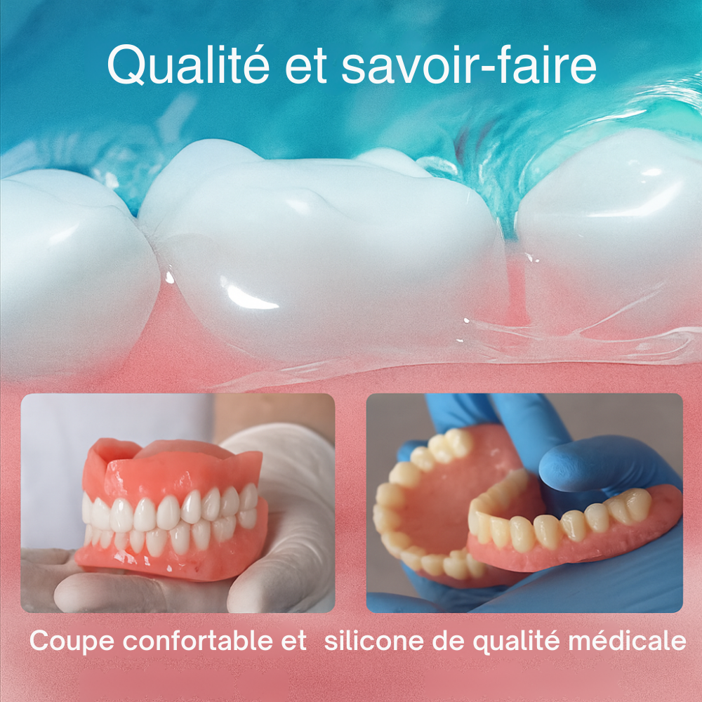 DentaFit™ – Le sourire parfait et immédiat, sans douleur et sans rendez vous