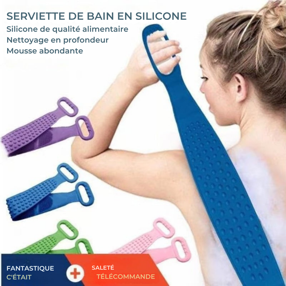 BrosseDos™ | Le moyen le plus simple de laver et masser votre dos – chaque jour