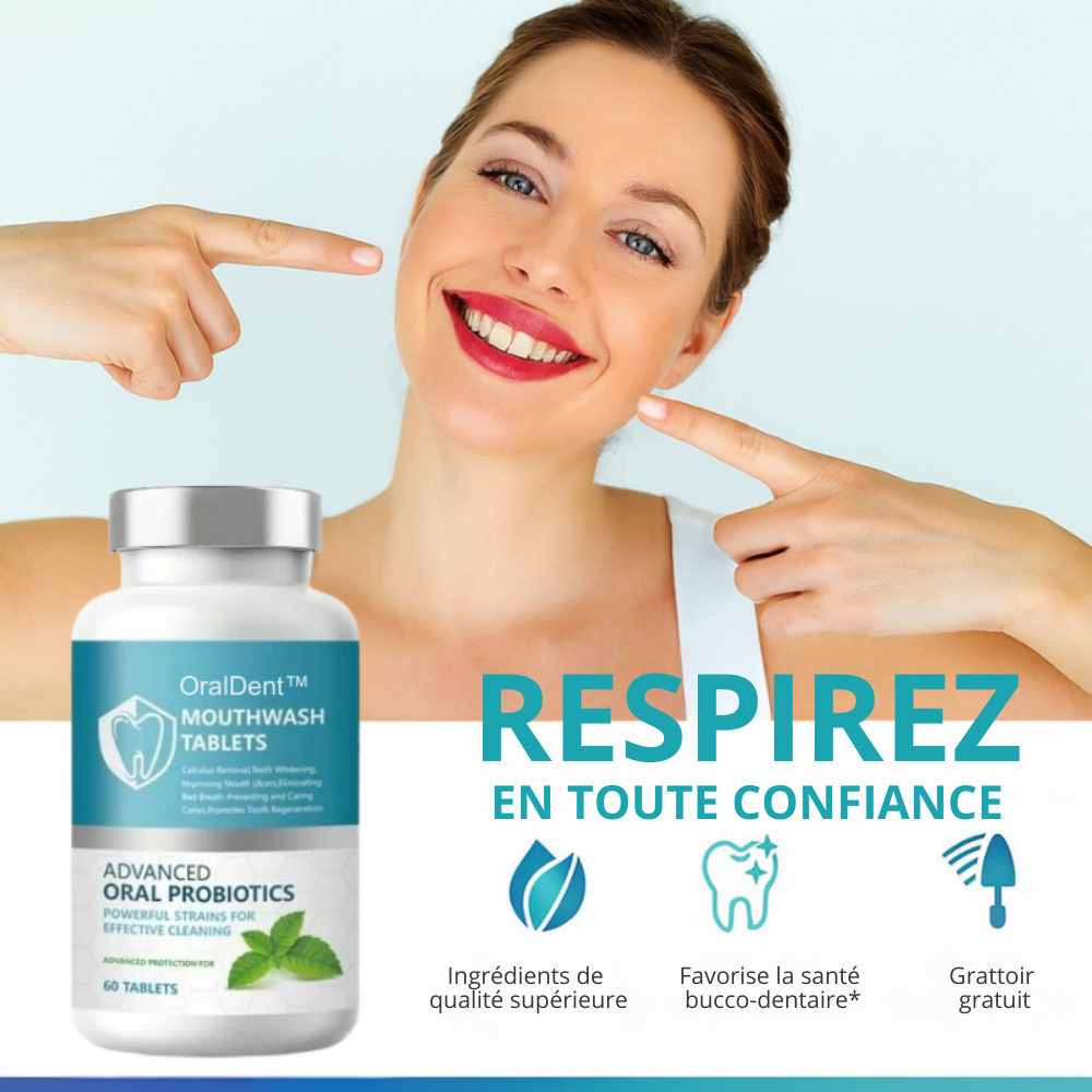 OralDent™ | Éliminez le tartre et blanchissez vos dents sans aller chez le dentiste