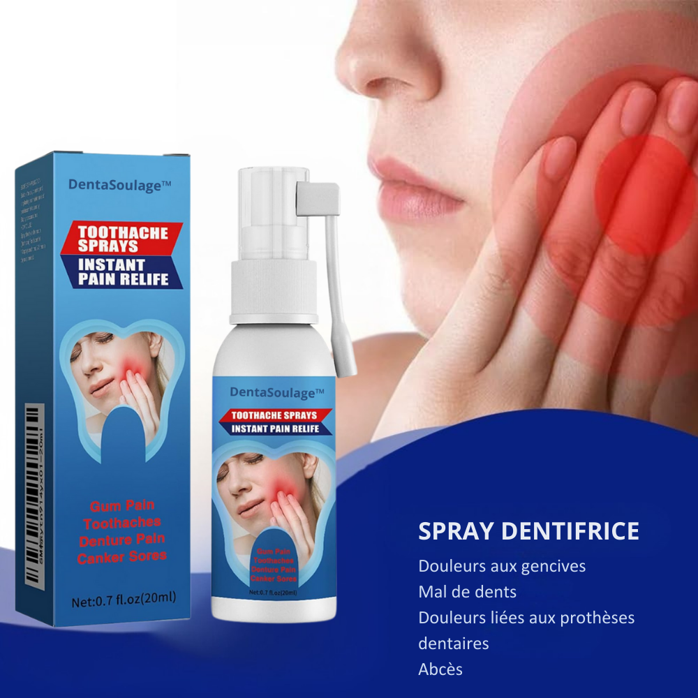 DentaSoulage™ | Soulagez la douleur et l'irritation en quelques minutes – naturellement et en toute sécurité