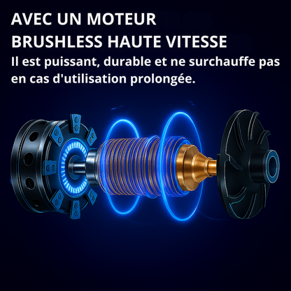 LeafBreeze™ | Souffleur sans fil pour un nettoyage rapide des feuilles, de la saleté, de la poussière et des déchets quotidiens