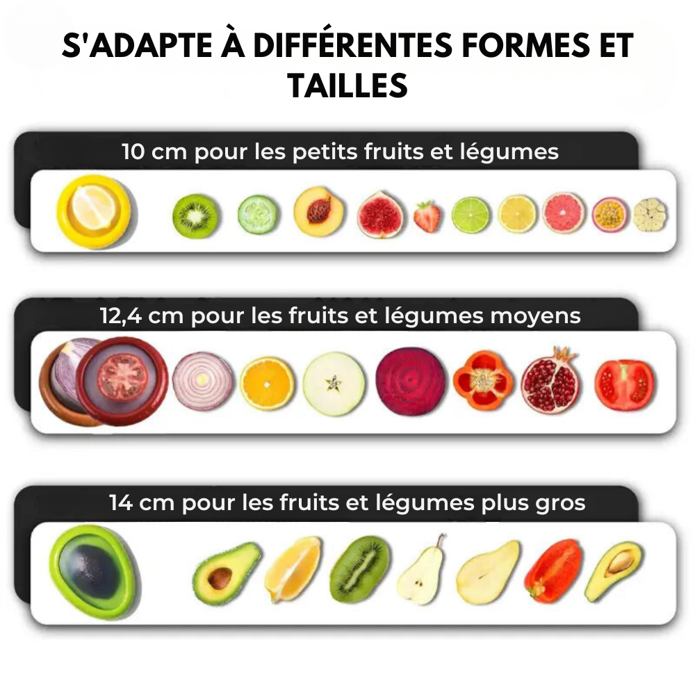 GreenKeeper™ | Contenants pour fruits et légumes avec joint en silicone