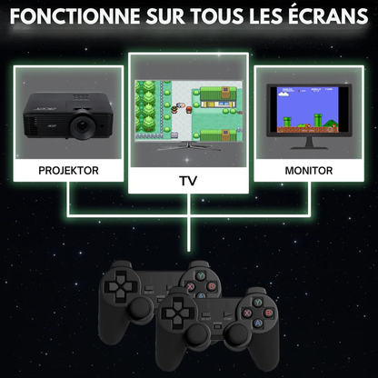 GameWave™ G11 Pro | Console avec plus de 100 000 jeux rétro pour toute la famille