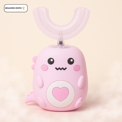 KiddoBrush™ | Brosse à dents ultrasonique U-forme 360° pour enfants – rend le brossage des dents amusant, facile et efficace