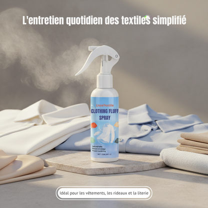 LisseTextile™ – Le spray défroissant qui lisse vos vêtements en quelques secondes