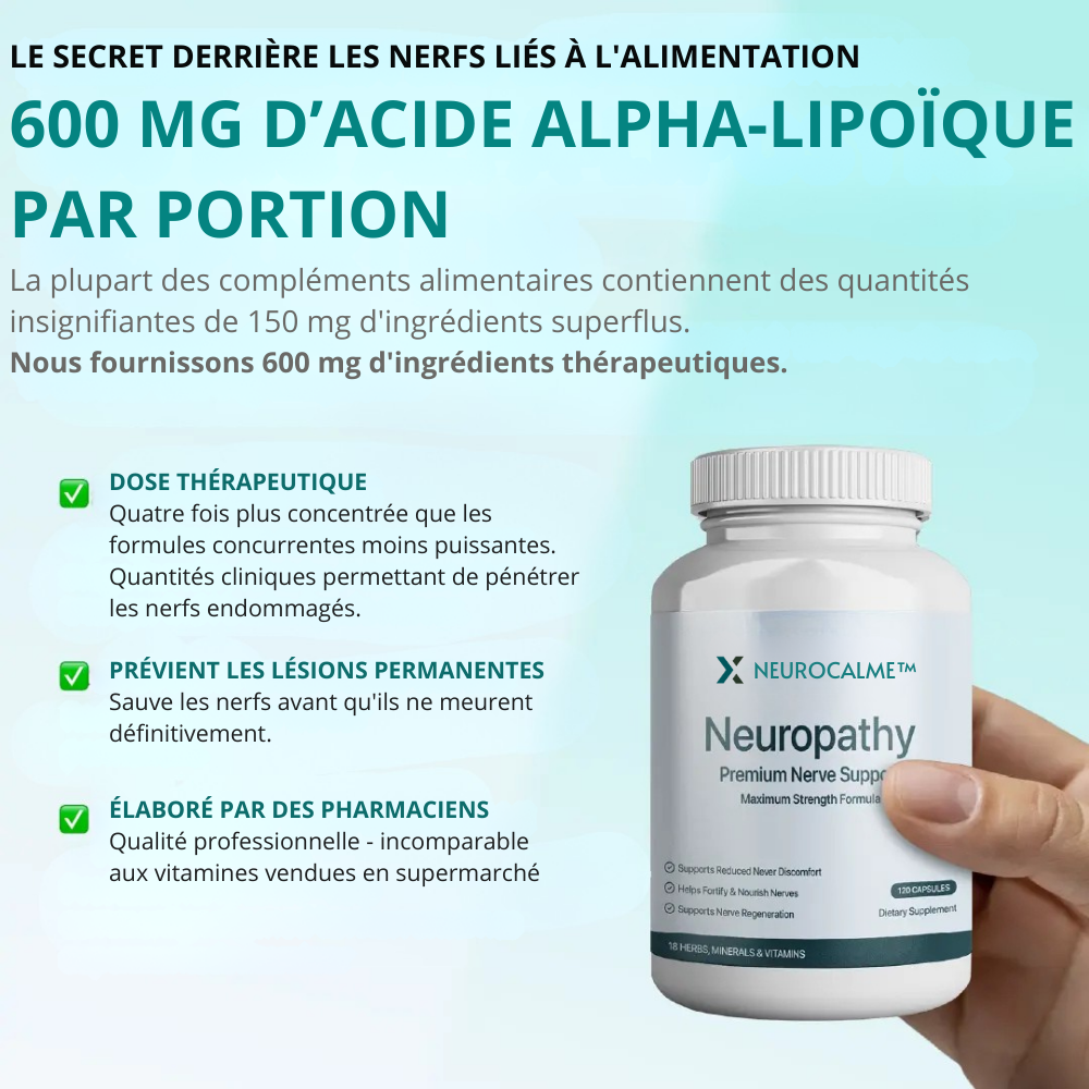 NeuroCalme™ – Apaisez les douleurs nerveuses et retrouvez un confort quotidien