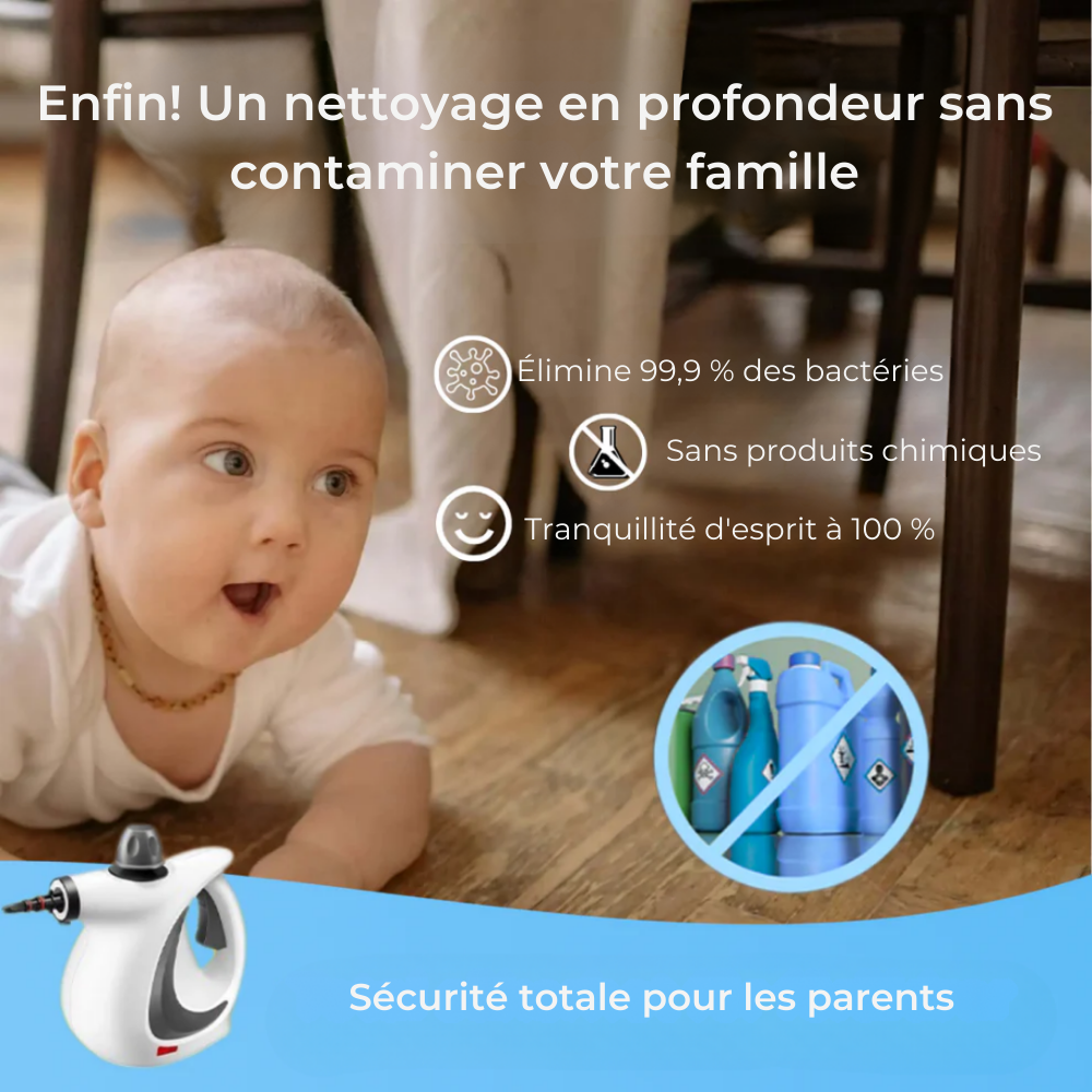 PureSteam™ MAX | Nettoyage en profondeur sans produits chimiques – prêt en quelques secondes