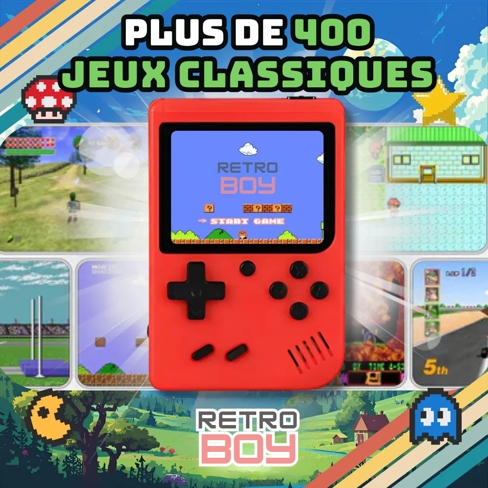 RetroBoy™ | Revivez les jeux légendaires de votre enfance