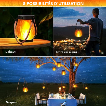 LanterneMagique™ | Lanterne avec effet flamme réaliste – lumière d'ambiance pour chaque environnement
