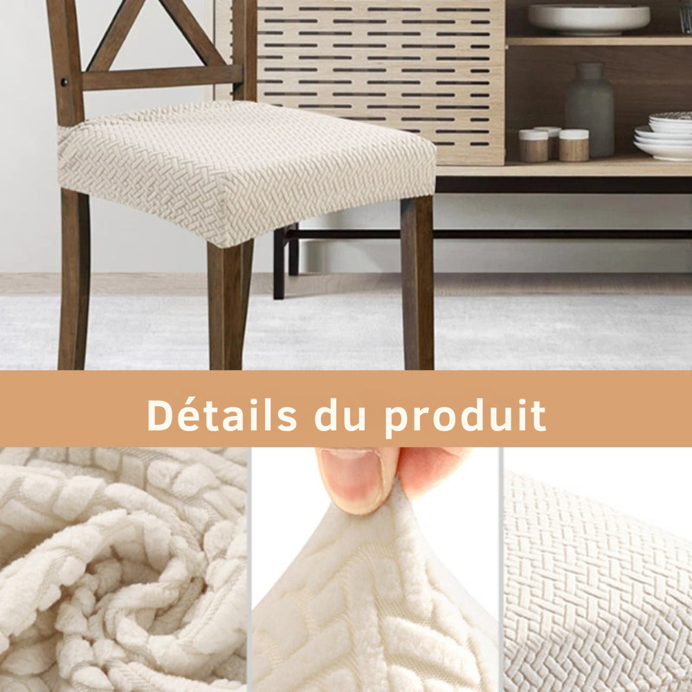 ProtègeChaise™ | Housse imperméable qui transforme vos chaises de salle à manger