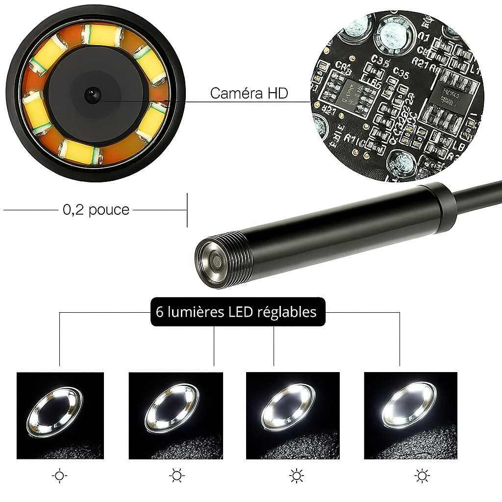 FlexiScope™ | Endoscope étanche avec éclairage LED