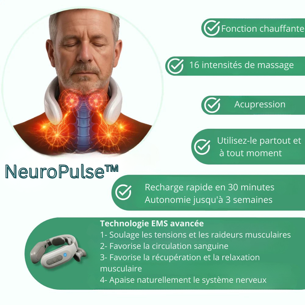 NeuroPulse™ | Chaleur profonde et sérénité qui libèrent les tensions de l'intérieur