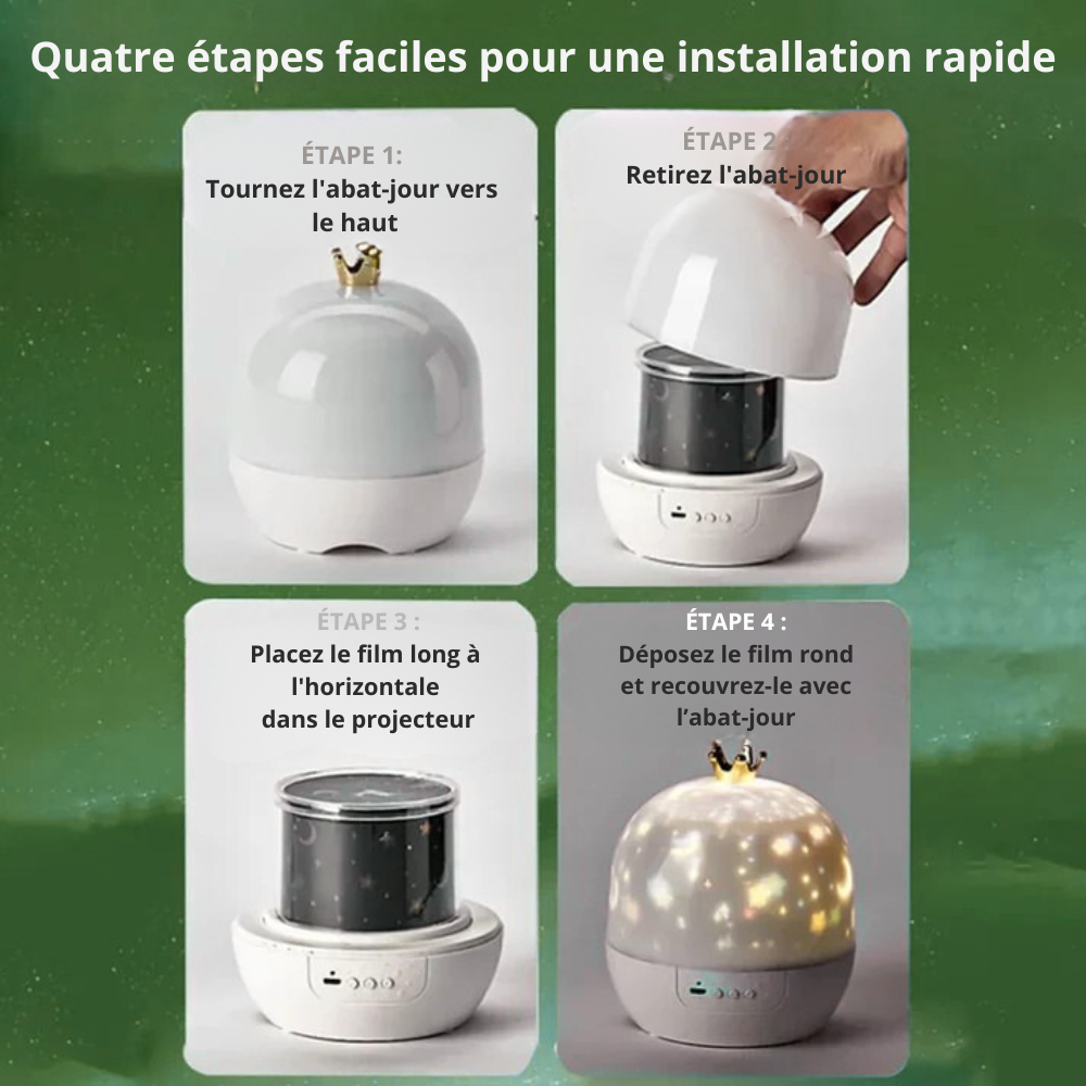 RêveÉtoilé™ | Offrez à votre enfant un sommeil paisible sous un ciel étoilé magique