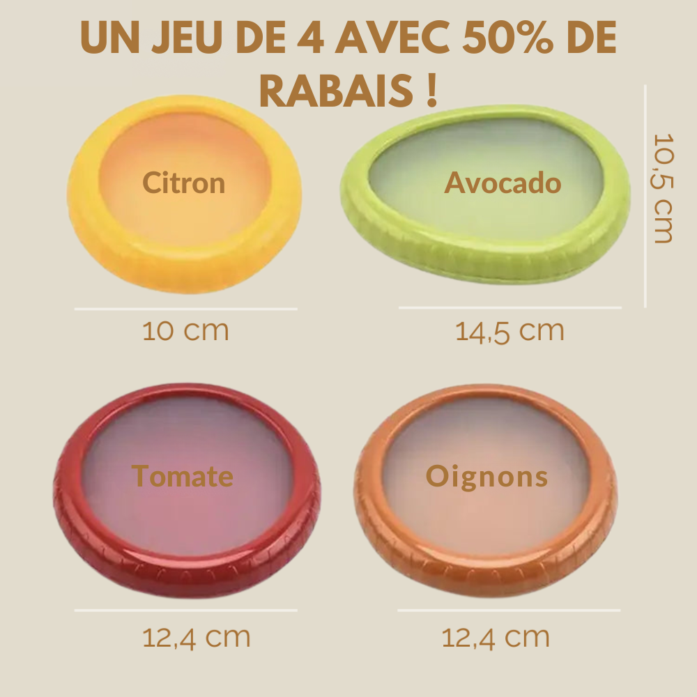 GreenKeeper™ | Contenants pour fruits et légumes avec joint en silicone