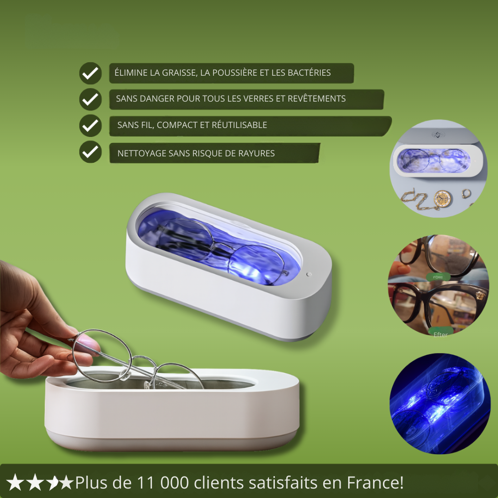 OptiClair™ – La solution ultra propre qui redonne une clarté parfaite à vos lunettes
