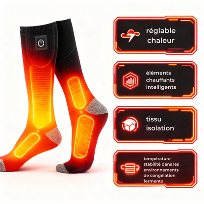 ThermaPied™ – Les chauffe chaussettes électriques qui gardent vos pieds au chaud toute la journée