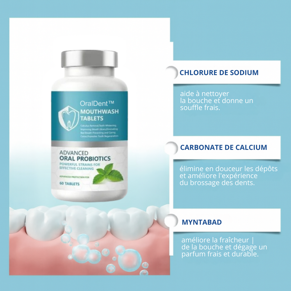 OralDent™ | Éliminez le tartre et blanchissez vos dents sans aller chez le dentiste