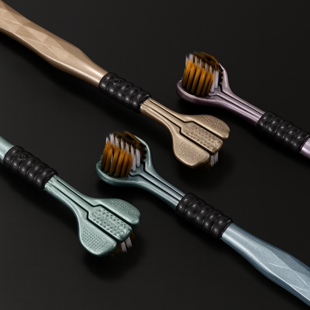 TriBrosse™ 3D | Brossez plus vite, plus proprement et plus facilement que jamais