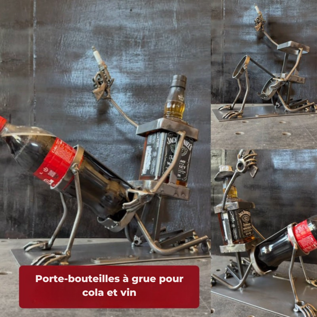 BottleMount™ | Support de bouteille en forme de crâne